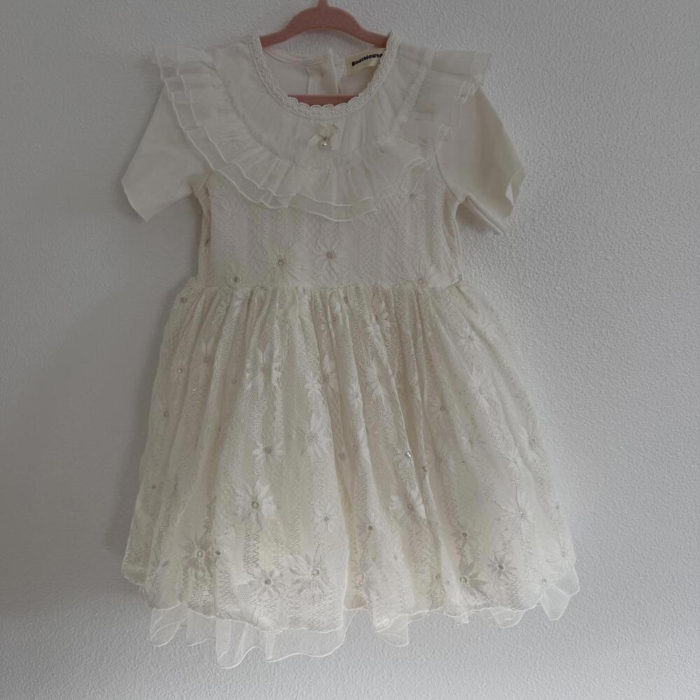 NWOT Lace Flower Girl Baptism Special Occasion Dress 3-4T Easter Fancy Wedding
